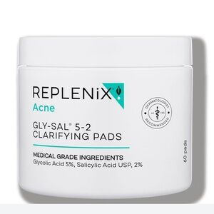 NEW/UNOPENED💝Replenix Gly-Sal 5-2 Pads (60) Medicated pads for acne-prone skin🆕